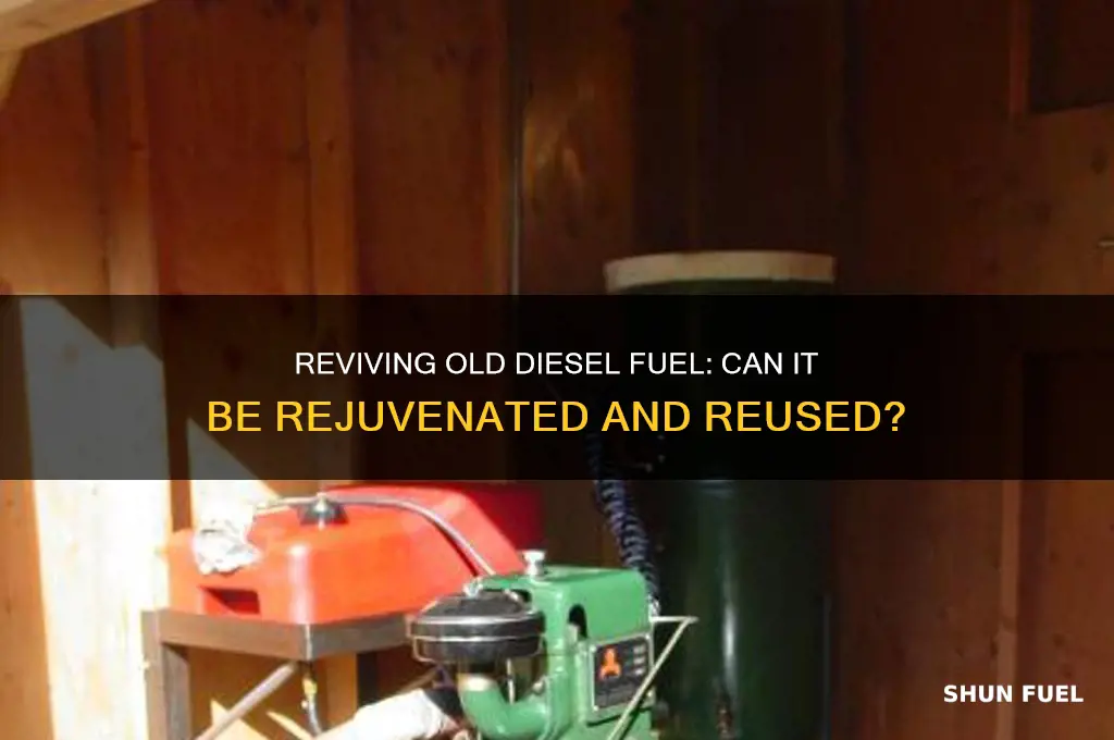 can old diesel fuel be rejuvanated