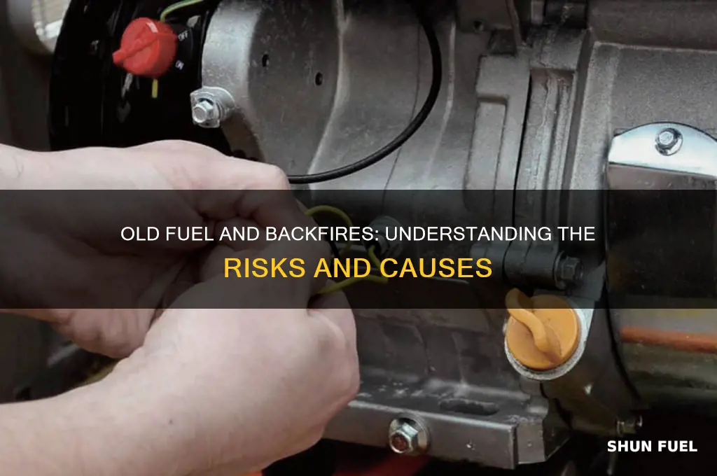 can old fuel cause backfire