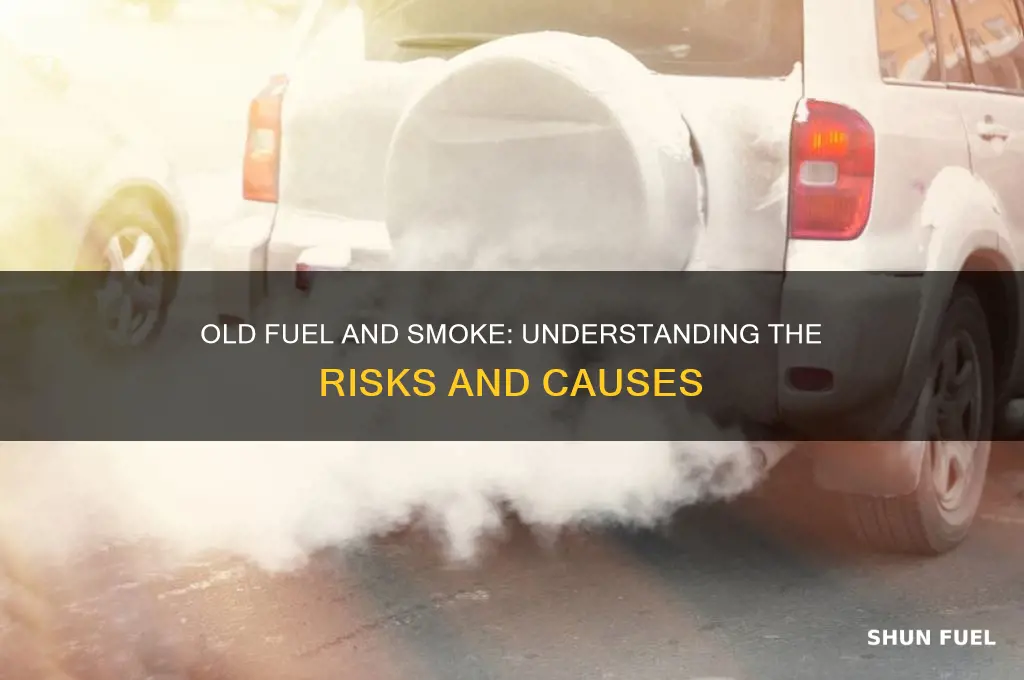 can old fuel cause smoke