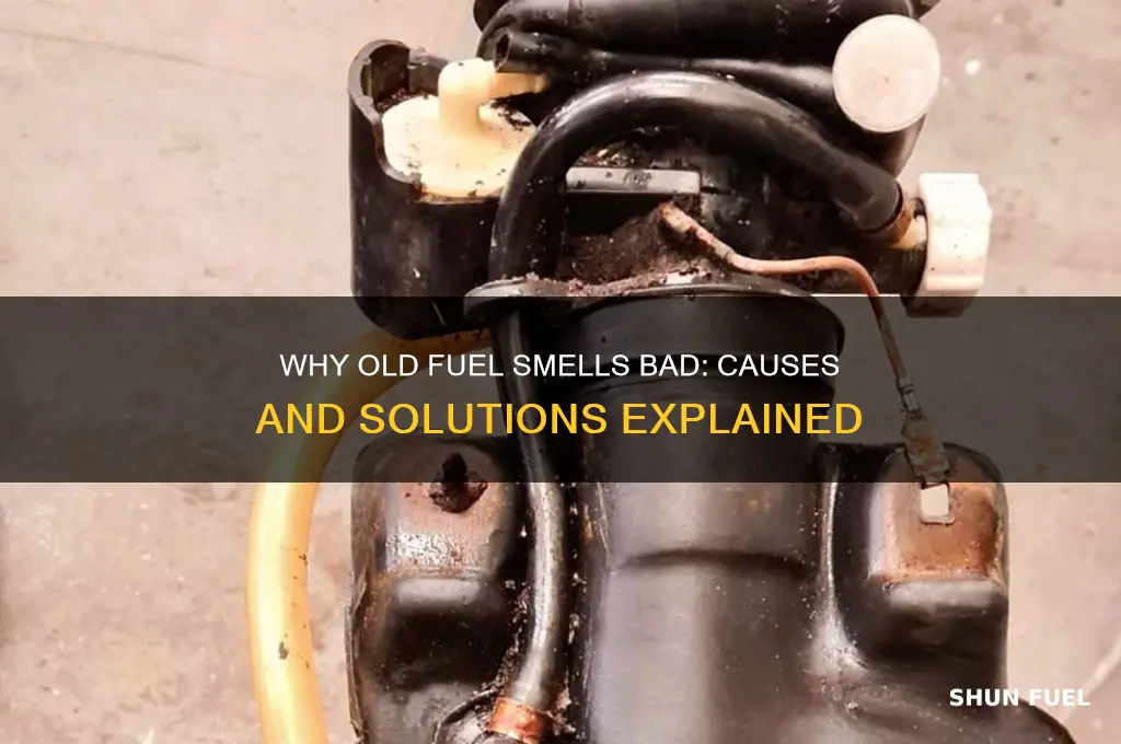 can old fuel smell bad