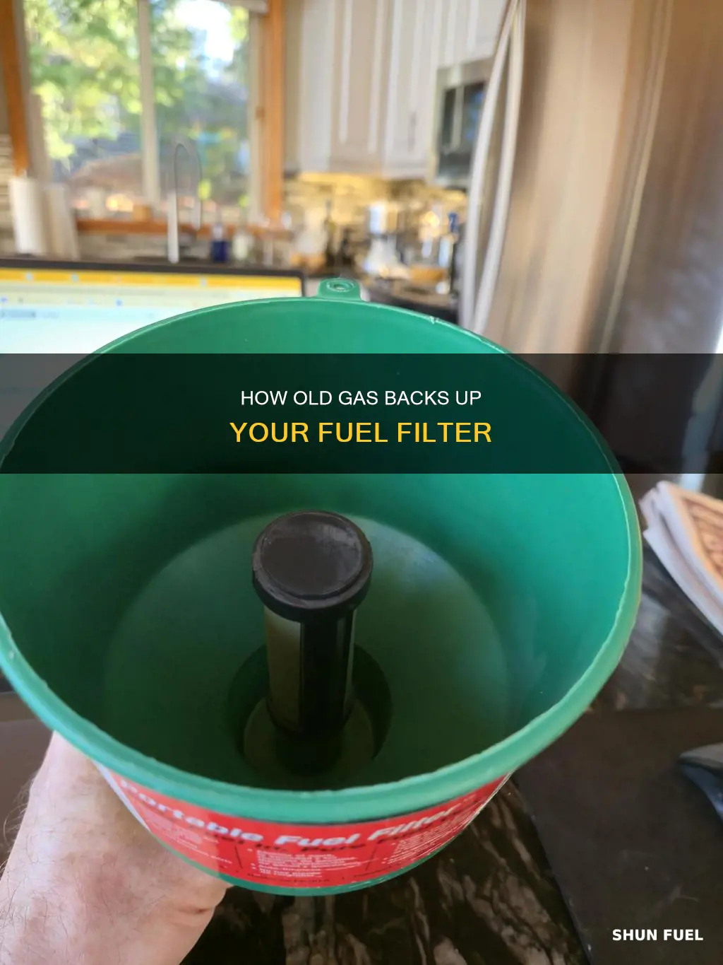 can old gas back up fuel filter