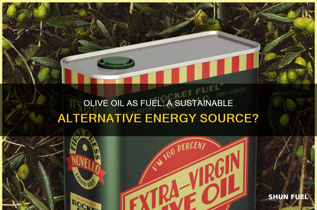 can olive oil be used as fuel