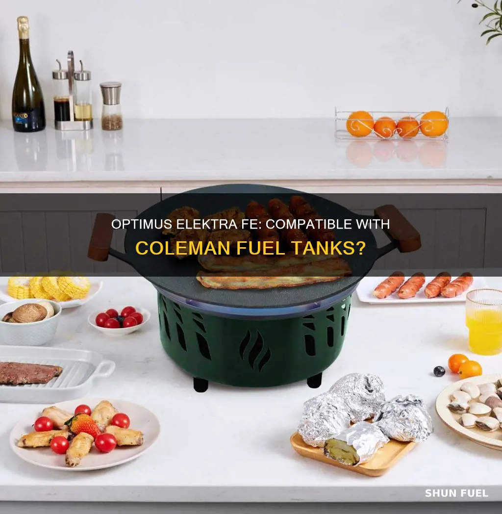 can optimus elektra fe use coleman fuel tank