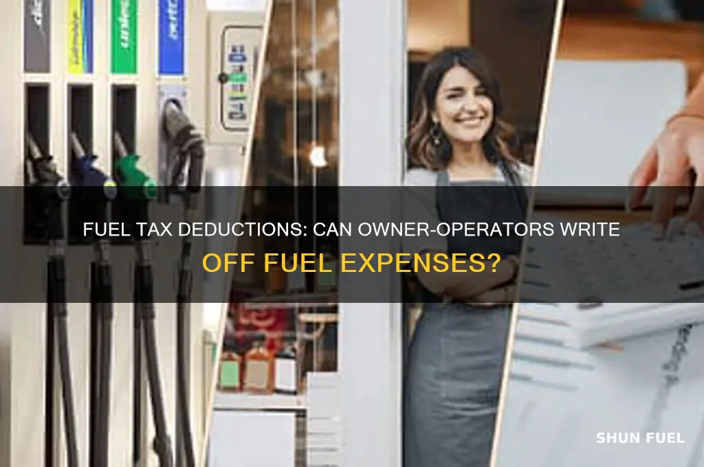 can owner operators write off fuel