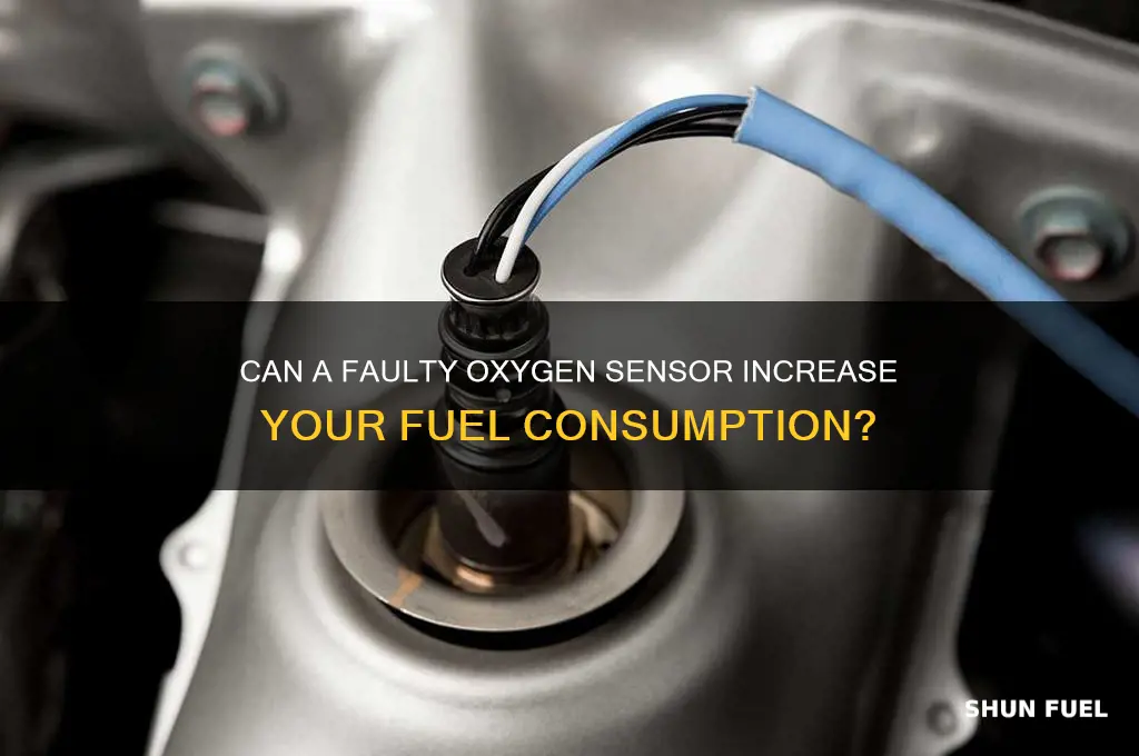 can oxygen sensor cause fuel consumption