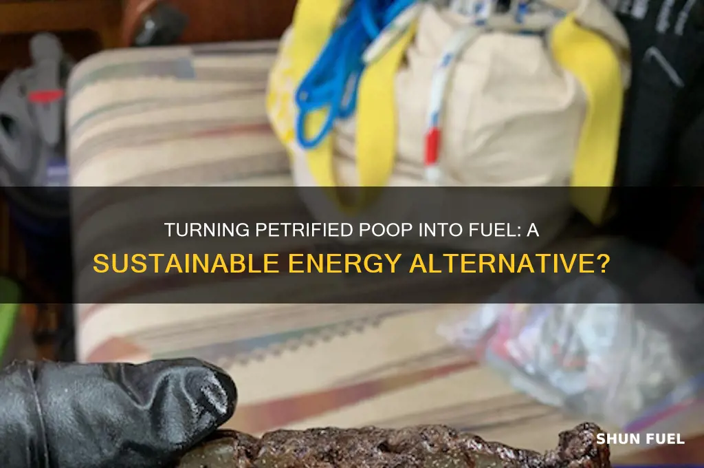 can petrified poop be turned into fuel