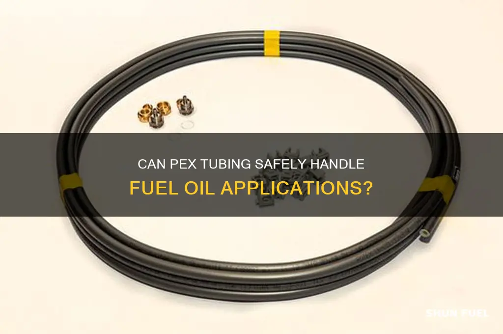 can pex be used for fuel oil