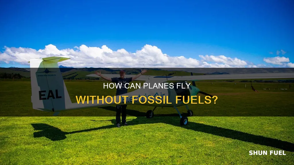 can planes fly without fossil fuels