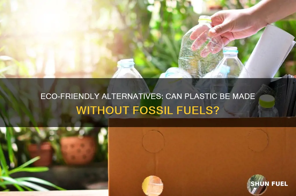 can plastic be made without fossil fuels