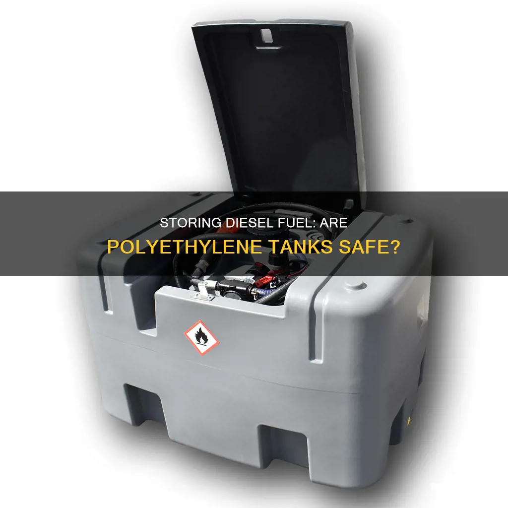 can poluethylene tank be used to store diesel fuel
