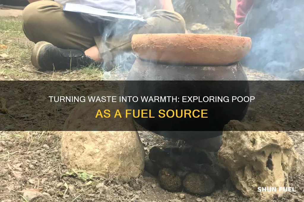can poop be used for fuel fire