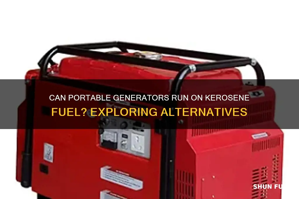 can portable generators run on kerosene fuel