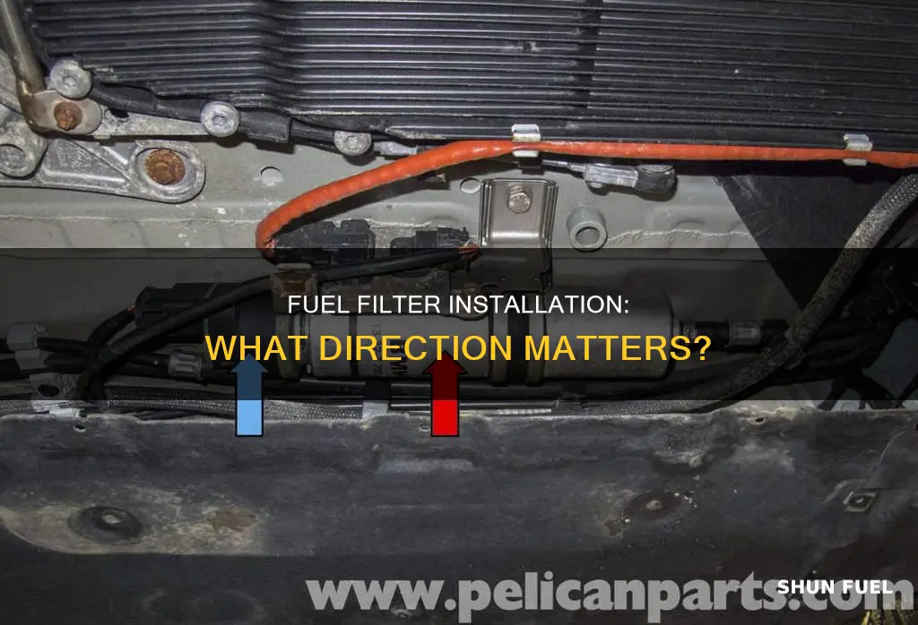 can putting a fuel filter on backwards cause problema