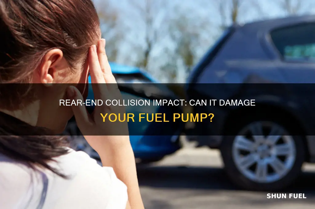 can rear end collision damage fuel pump