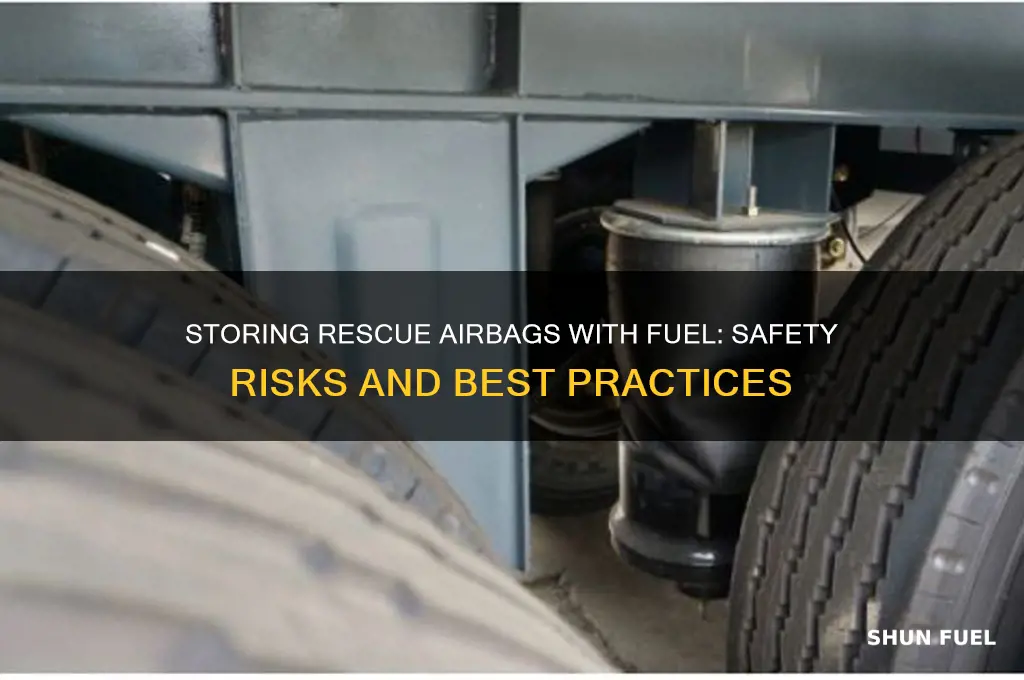can recsue air bags be stored with fuel
