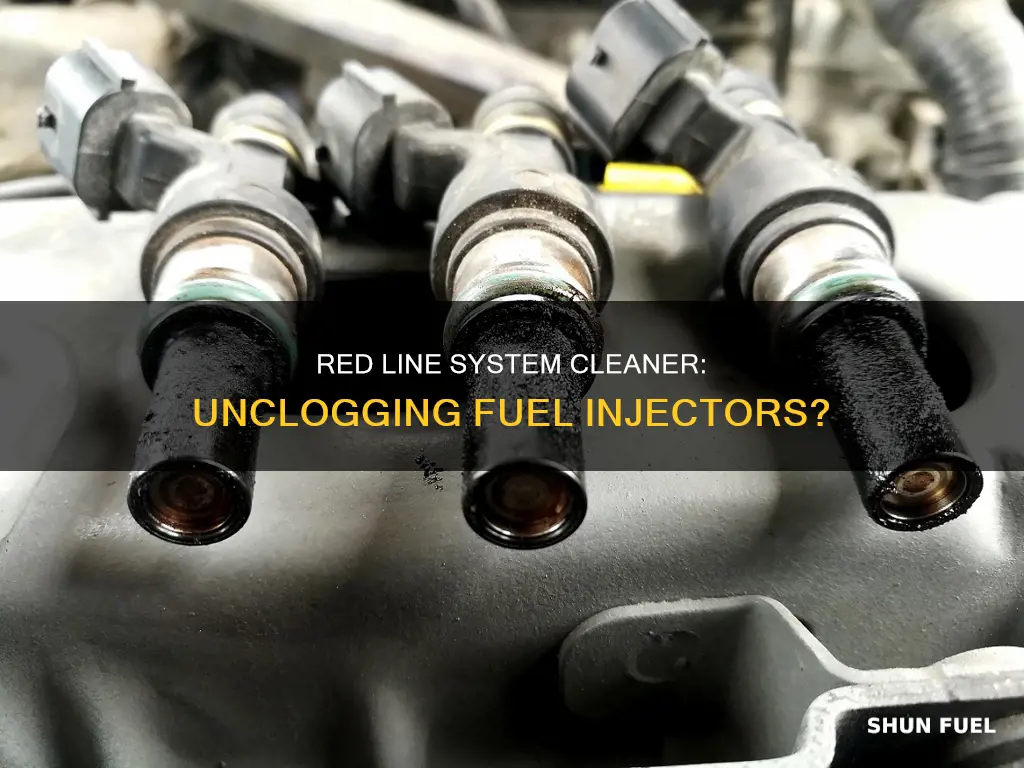 can red line system cleaner unclog a fuel injector