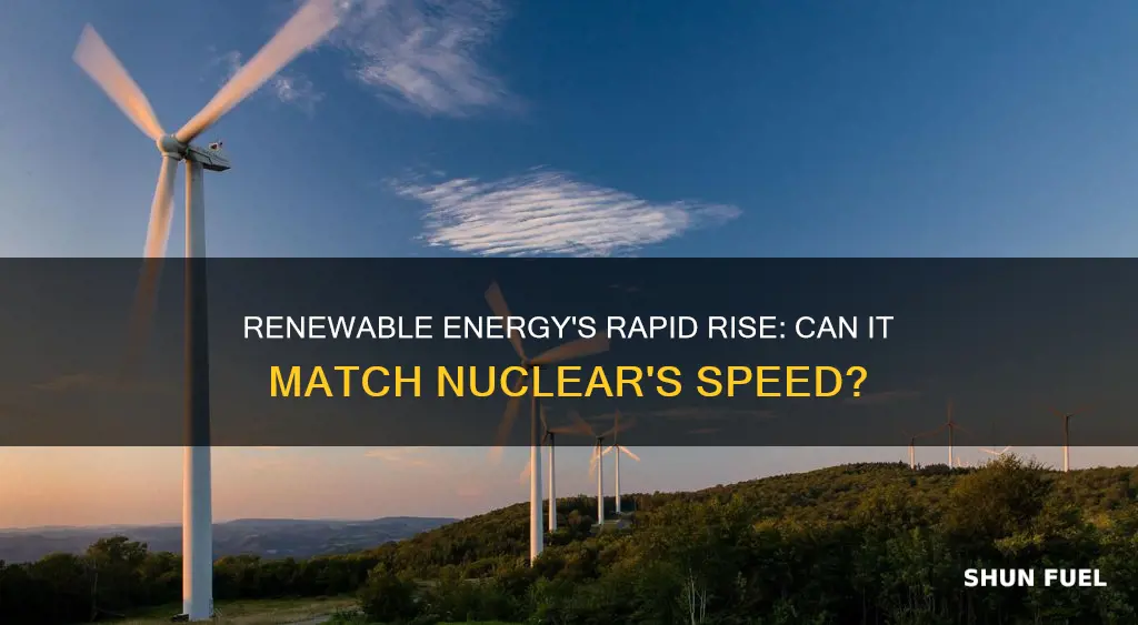 can renewable energy replace fossil fuels as quickly as nucelar