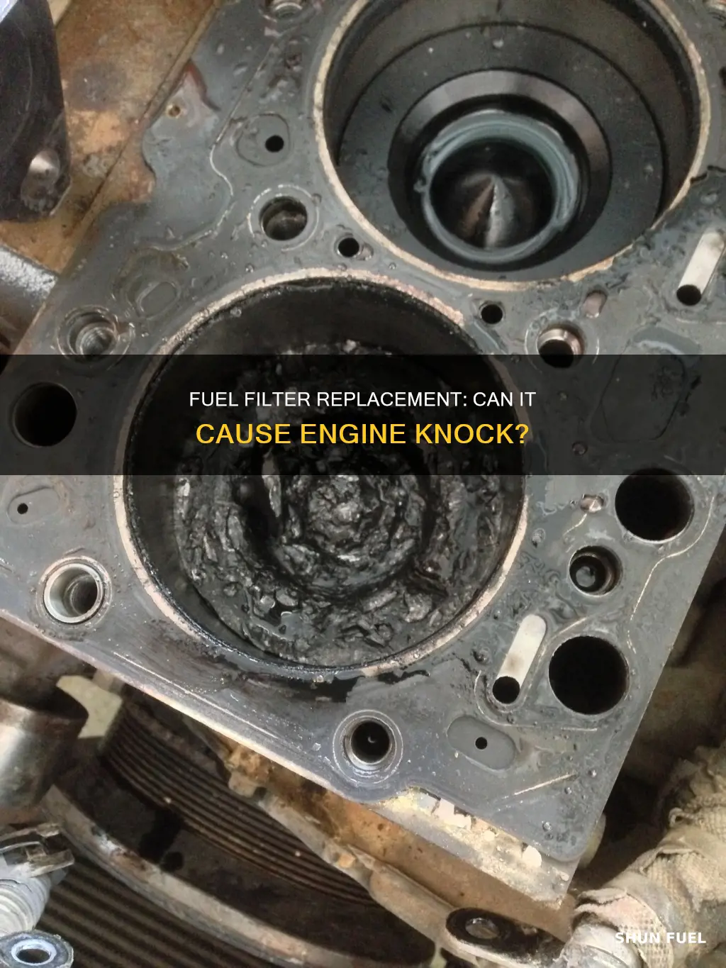 can replacing a fuel filter cause a cummins to knock
