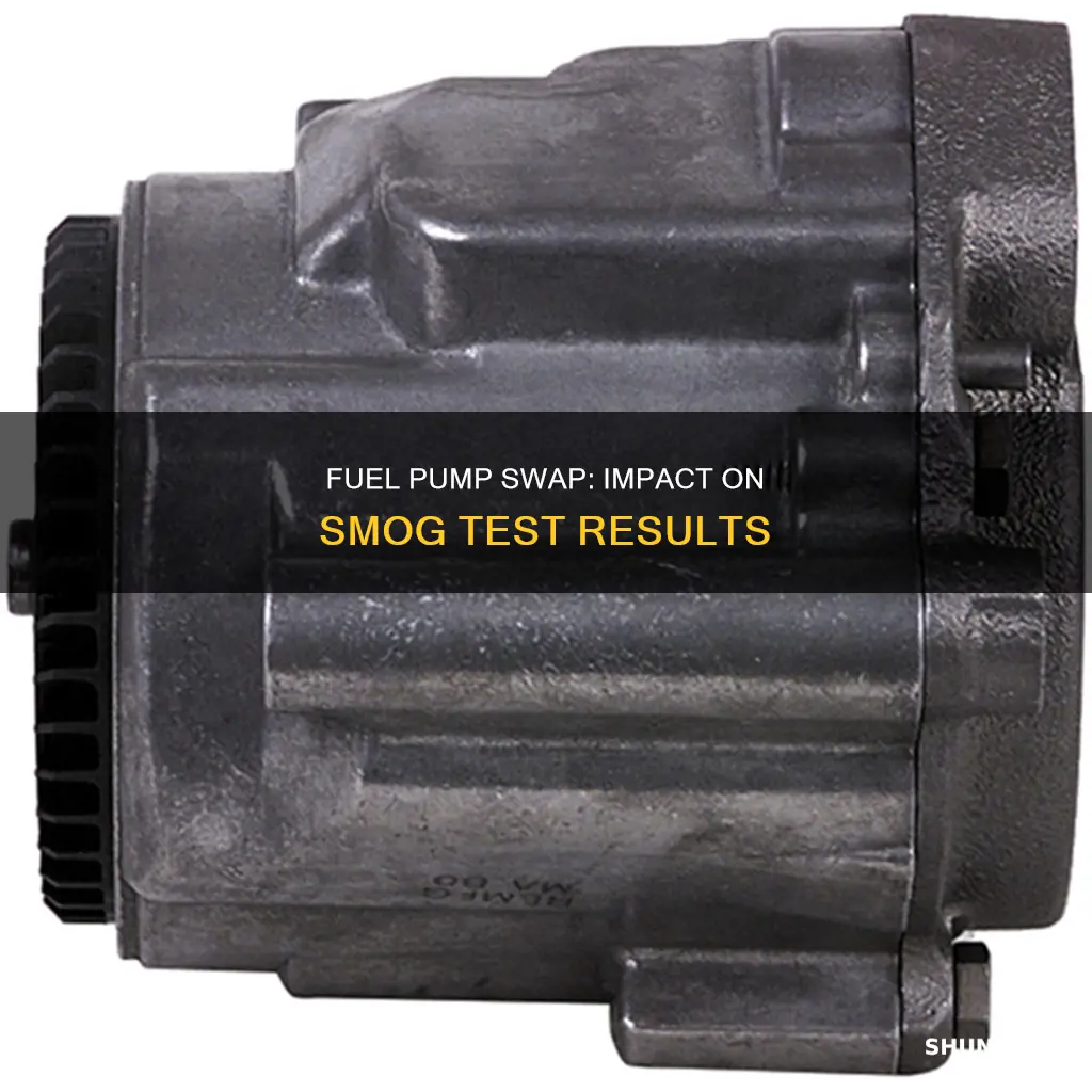 can replacing a fuel pump effect smog test