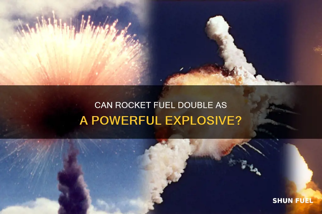 can rocket fuel be used as an explosive