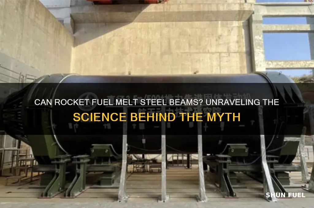 can rocket fuel melt steel beams