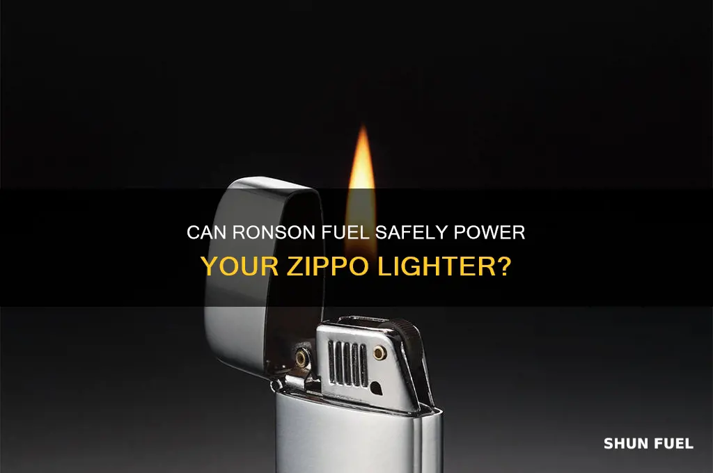 can ronson fuel be used for zippo lighters