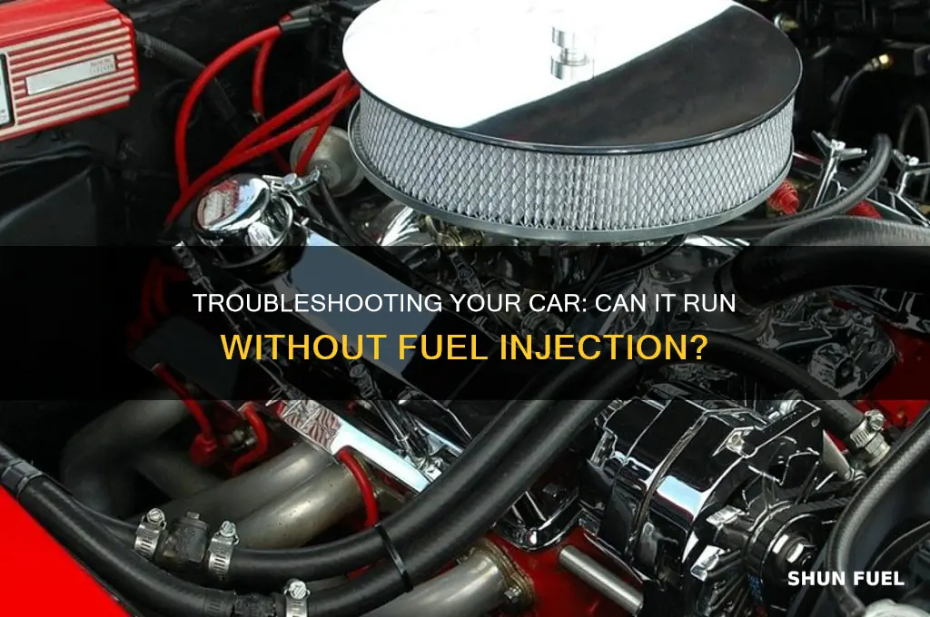 can run no fuel injection