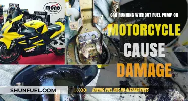 Running a Motorcycle Without a Fuel Pump: Risks and Potential Damage
