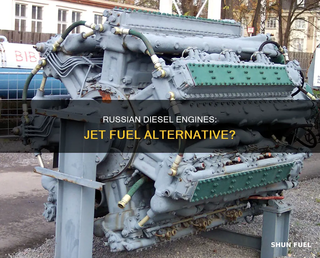 can russian diesel engines run on jet fuel