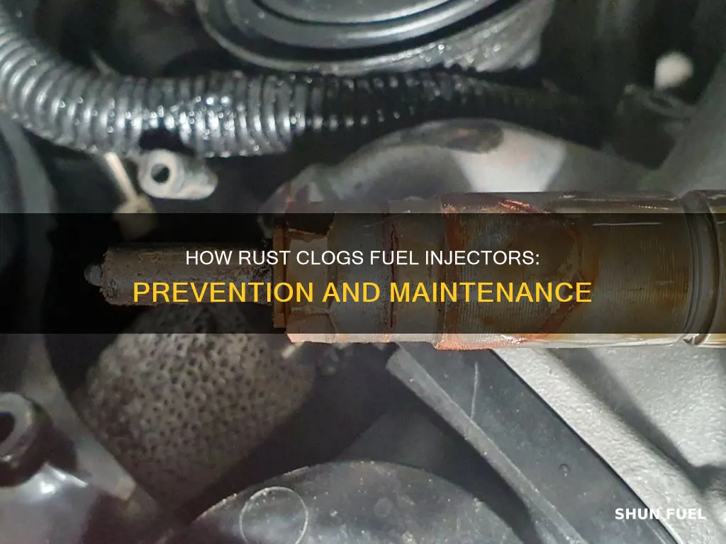 can rust clog a fuel injector