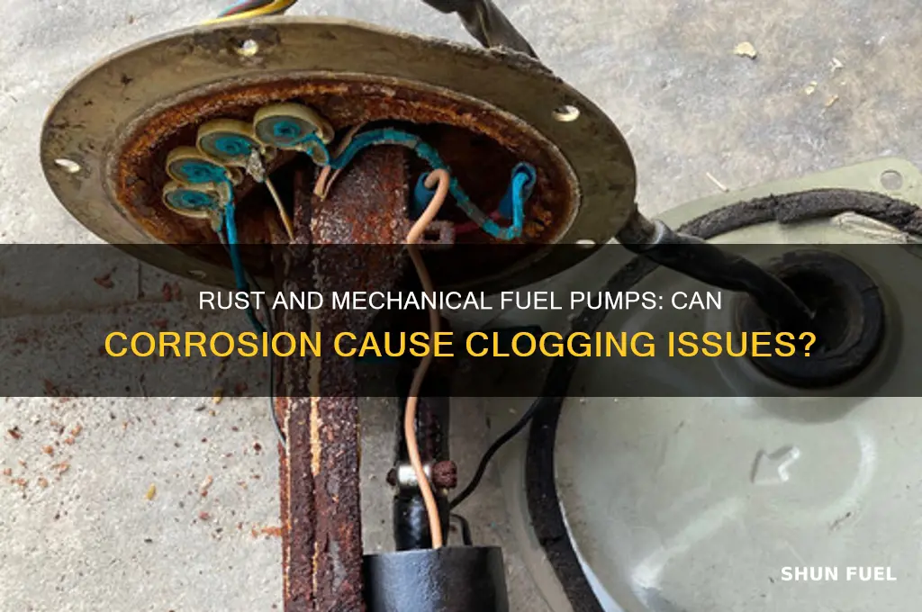 can rust clog a mechanical fuel pump