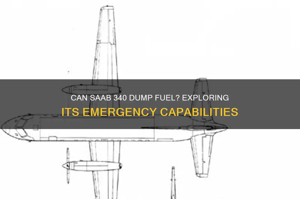 can saab 340 dump fuel