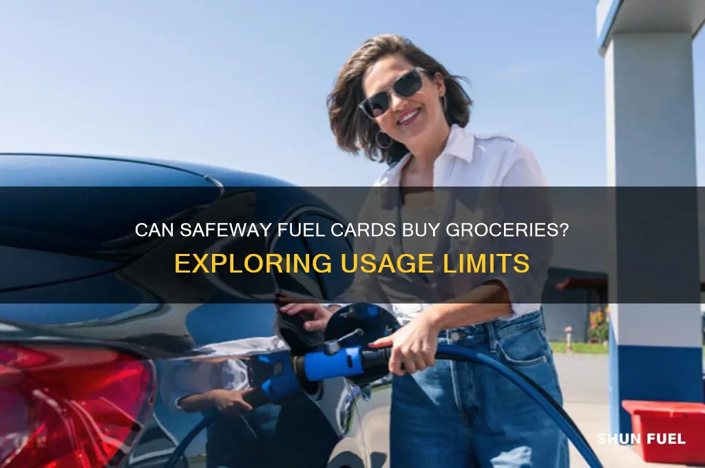 can safeway fuel cards be used for food