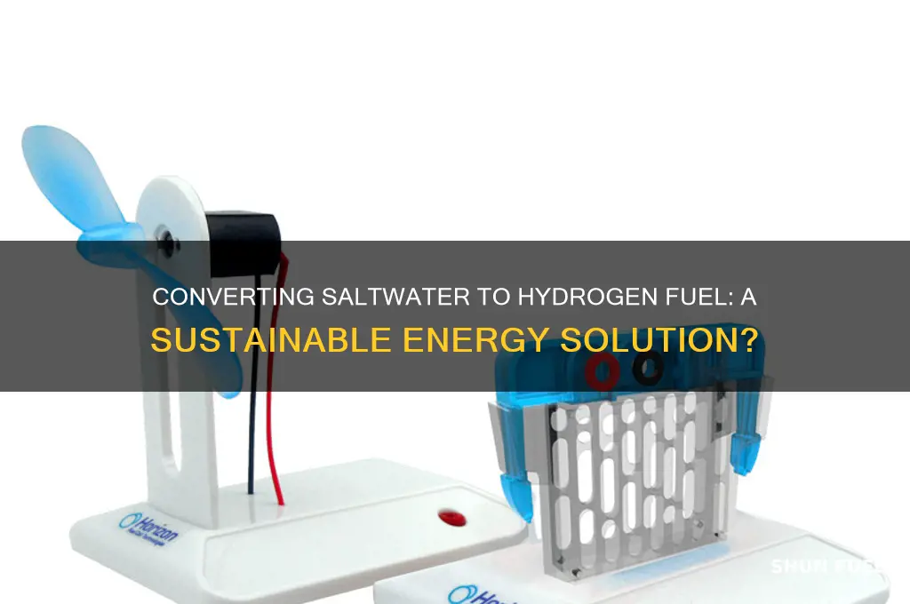 can salt water be converted into hydrogen fuel