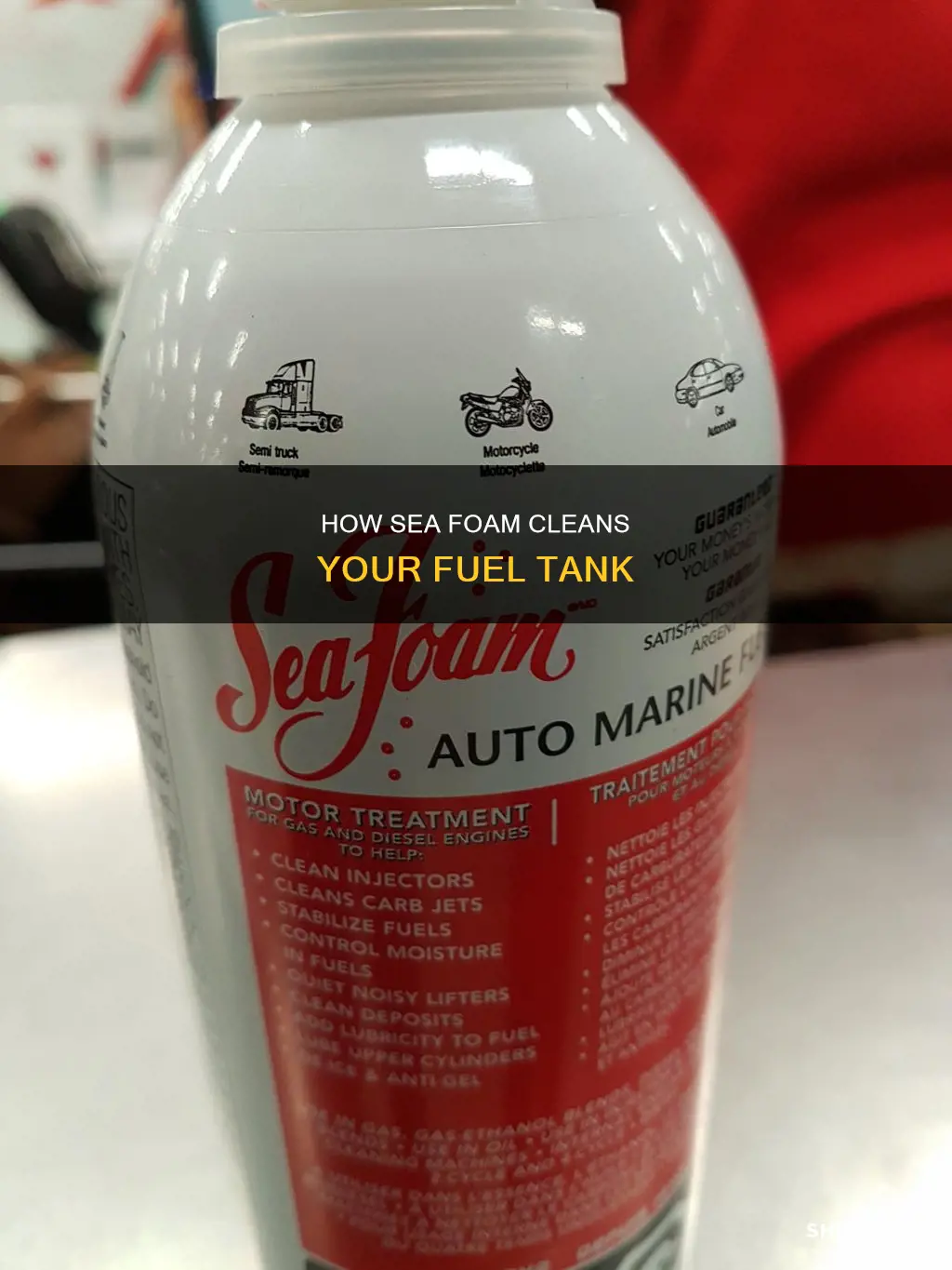 can sea foam clean fuel tank