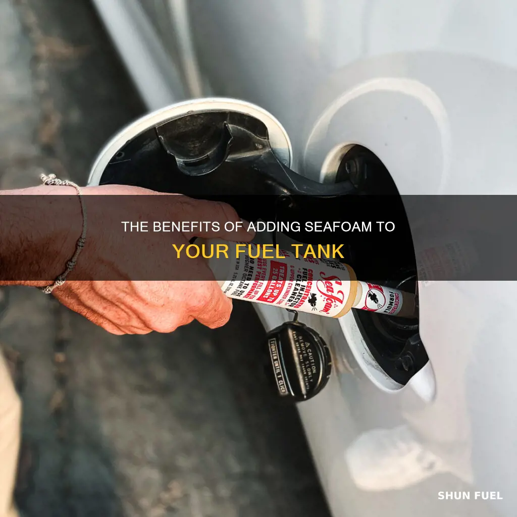 can seafoam be addad to fuel tank