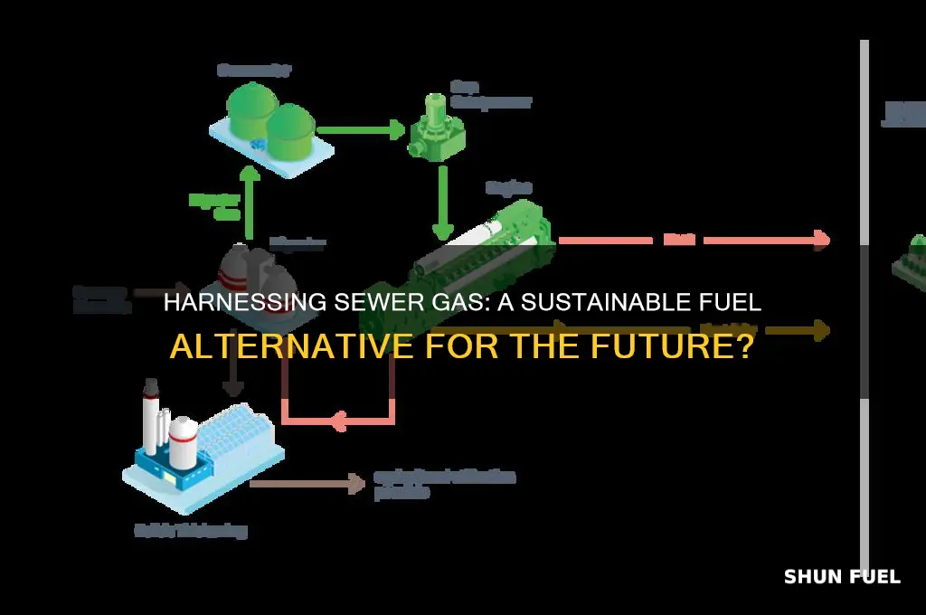 can sewer gas be used as fuel