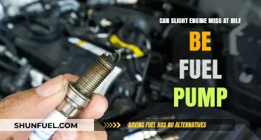 Slight Engine Miss at Idle: Could Your Fuel Pump Be the Culprit?