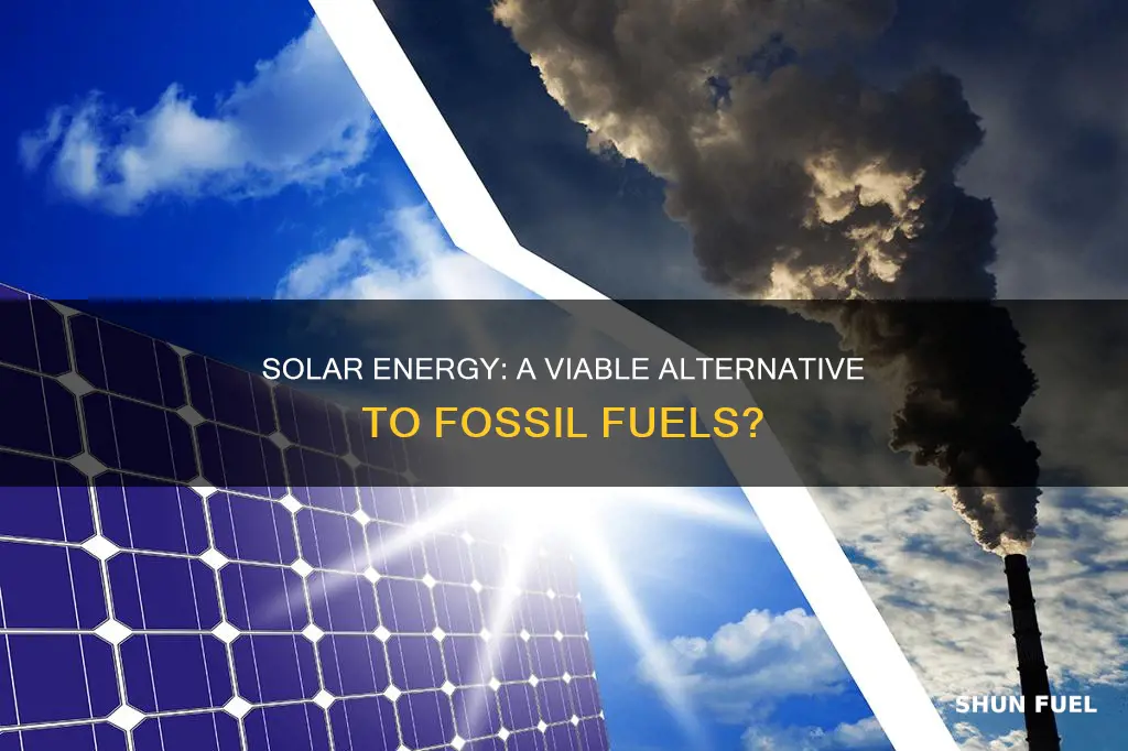 can solar energy replace fossil fuels