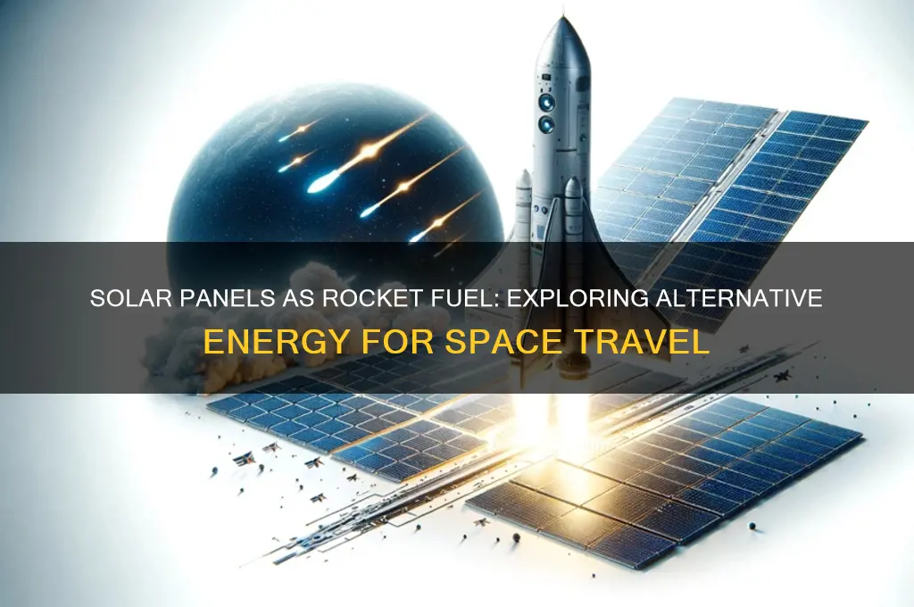 can solar panels be fuel for rockets