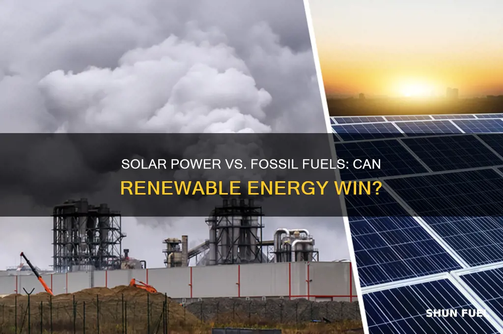 can solar panels beat fossil fuels