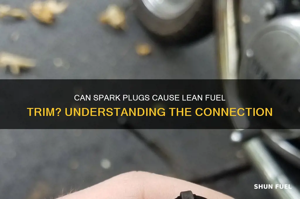 can spark plugs make fuel trim lean