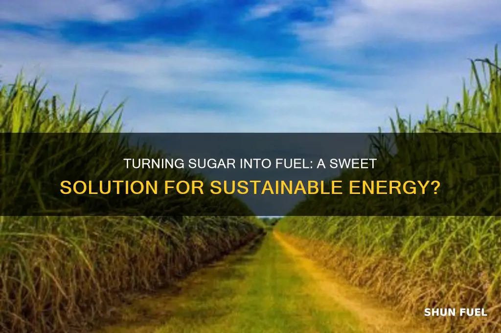 can sugar be turned into fuel