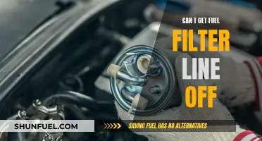 Frustrating Fuel Filter Line: Tips for Removing a Stuck Line