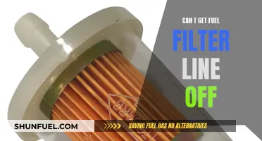 Fuel Filter Line Stuck: Troubleshooting and Solutions