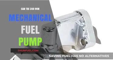 Can a TBI 350 Engine Efficiently Run on a Mechanical Fuel Pump?