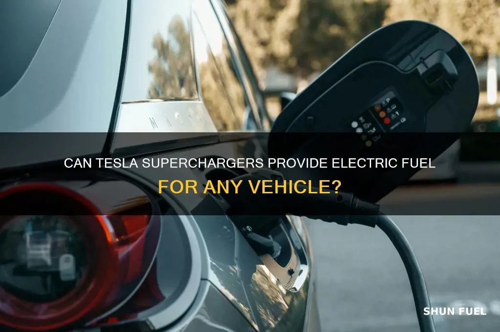 can tesla get electric fuel from any supercharge