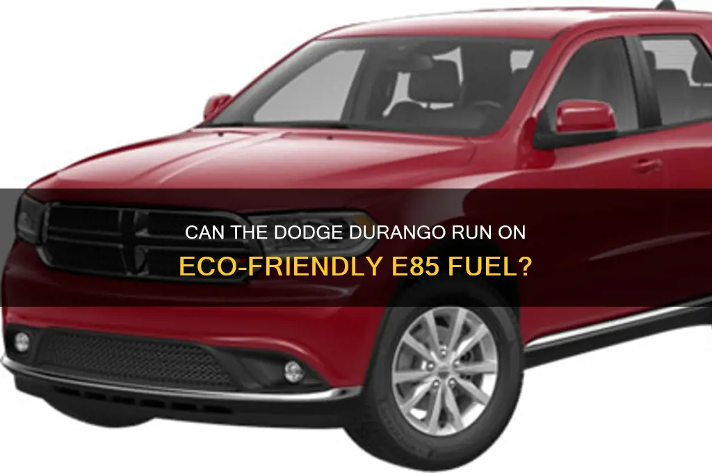 can the durango use eco85 fuel