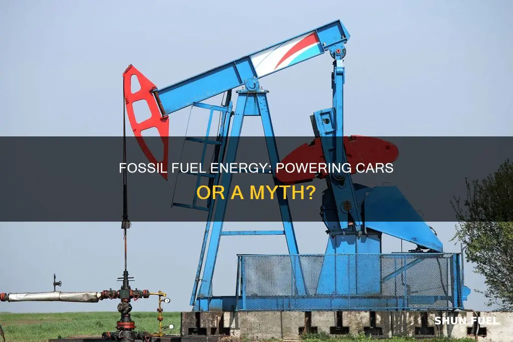can the energy from fossil fuels be used for cassoline