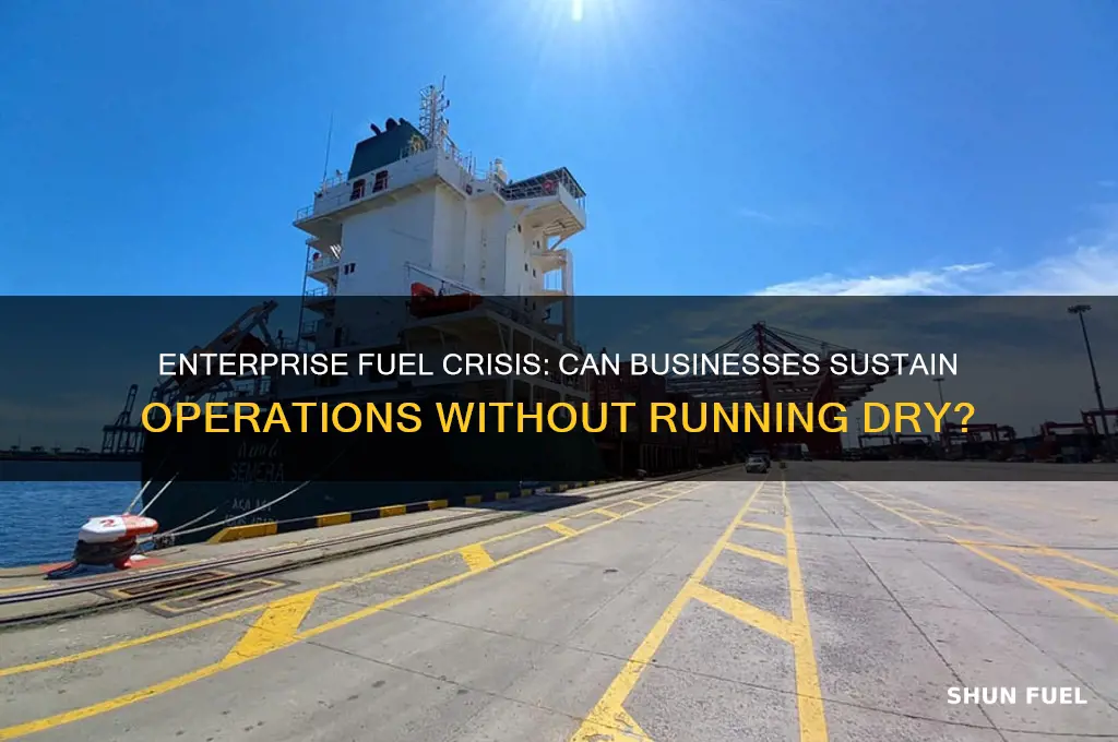 can the enterprise run out of fuel
